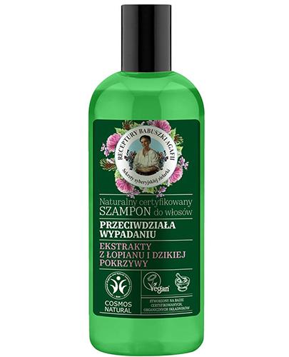 Receptury Babuszki Agafii Naturalny certyfikowany Szampon do włosów przeciw wypadaniu - 260 ml - cena, opinie, stosowanie - Apteka internetowa Melissa