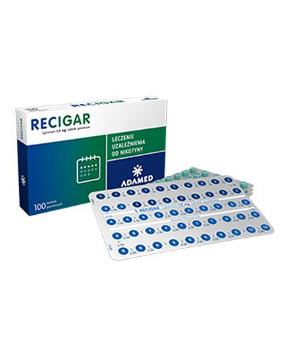  Recigar 1,5 mg, 100 tabletek, pomaga rzucić palenie i uzależnienie od nikotyny - Apteka internetowa Melissa  