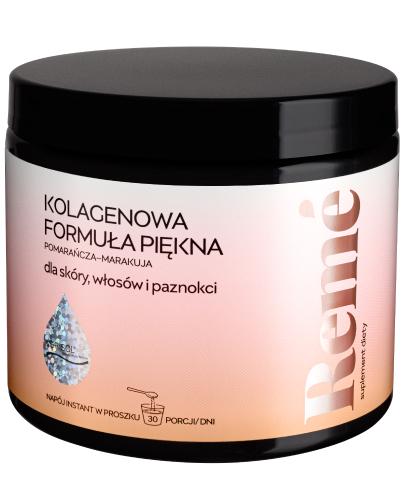 Reme Kolagenowa Formuła Piękna pomarańcza-marakuja, 150 g, cena, opinie, właściwości - Drogeria Melissa