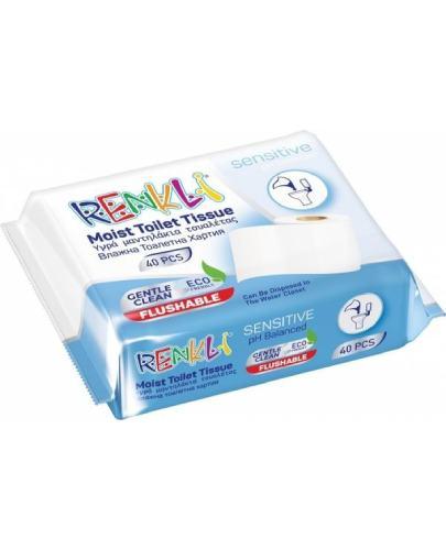  RENKLI Sensitive Papier toaletowy nawilżony, 40 sztuk - Apteka internetowa Melissa  