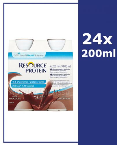 RESOURCE PROTEIN Smak czekoladowy - 24 x 200 ml - Apteka internetowa Melissa