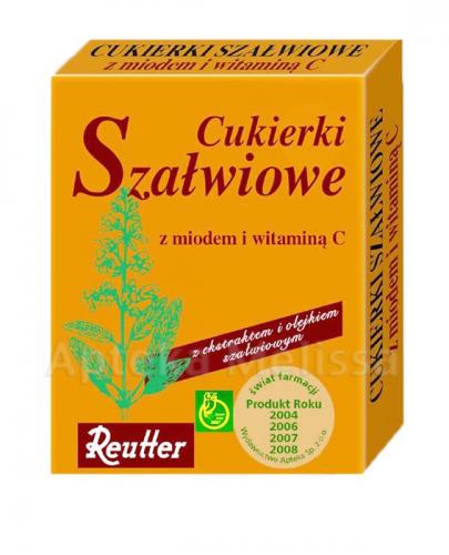 REUTTER Cukierki szałwiowe z miodem i witaminą C - 50 g