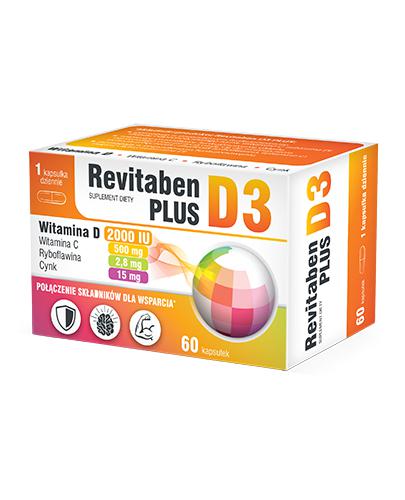  Revitaben D3 Plus, 60 kaps. + Revitaben D3 Plus, 30 kaps - Apteka internetowa Melissa  