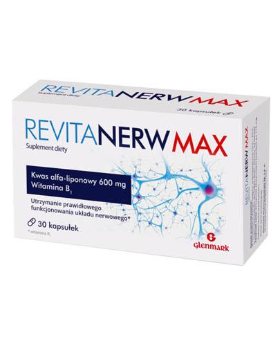  REVITANERW MAX 600 mg, 30 kapsułek - Apteka internetowa Melissa  