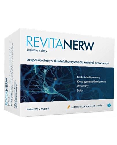 Revitanerw Witaminy z grupy B - 20 kaps.