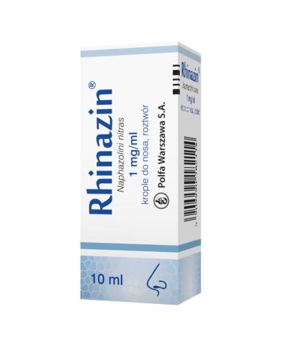  RHINAZIN 0,1% Krople do nosa, 10 ml - Apteka internetowa Melissa  