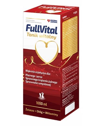 Rodzina Zdrowia FullVital Tonik witalny - 1000 ml - cena, opinie, dawkowanie - Apteka internetowa Melissa
