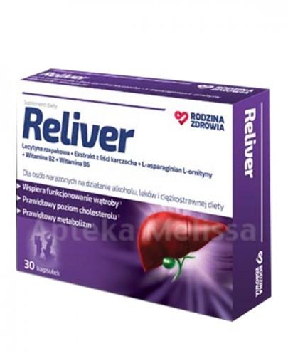 RODZINA ZDROWIA Reliver - 30 kaps. - Apteka internetowa Melissa