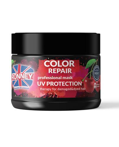  Ronney Professional Mask Color Repair Cherry UV Protection Maska do włosów farbowanych wiśniowa, 300 ml - Apteka internetowa Melissa  