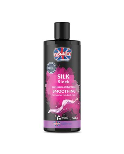  Ronney Professional Shampoo Smoothing Silk Sleek Szampon wygładzający do włosów cienkich i matowych, 300 ml - Apteka internetowa Melissa  
