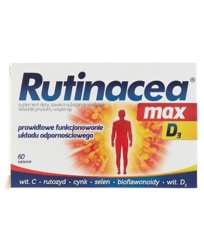  RUTINACEA MAX D3 wsparcie odporności, 60 tabletek - Apteka internetowa Melissa  