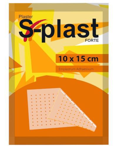  S-Plast Forte Plaster rozgrzewający 10 cm x 15 cm, 1 szt. cena, opinie, właściwości - Apteka internetowa Melissa  