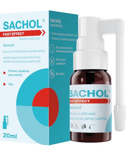  Sachol Fast Effect, aerozol, butelka 20 ml  - Apteka internetowa Melissa  