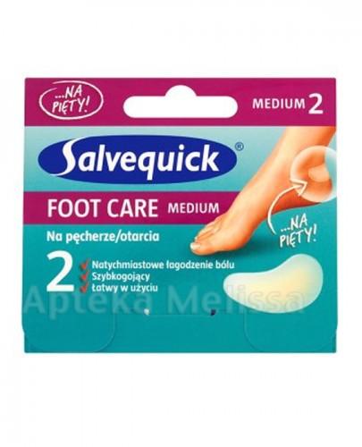 SALVEQUICK FOOT CARE Plastry na pęcherze i otarcia medium - 2 szt. - Apteka internetowa Melissa