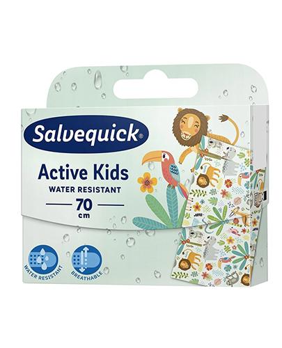  Salvequick Active Kids Plaster elastyczny dla dzieci 10 cm x 6 cm, 1 szt., cena, opinie, stosowanie - Apteka internetowa Melissa  