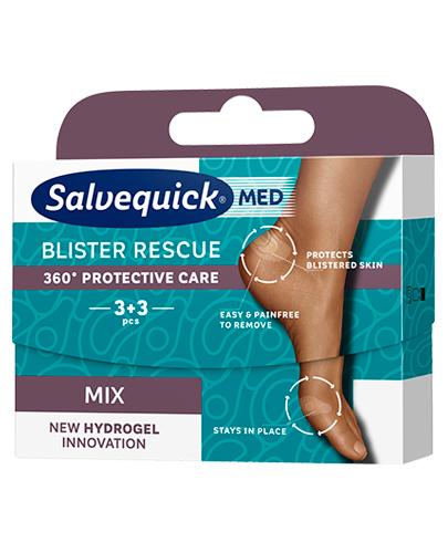  Salvequick Med Blister Rescue Plastry na pęcherze mix - 6 szt. - cena, opinie, właściwości  - Apteka internetowa Melissa  