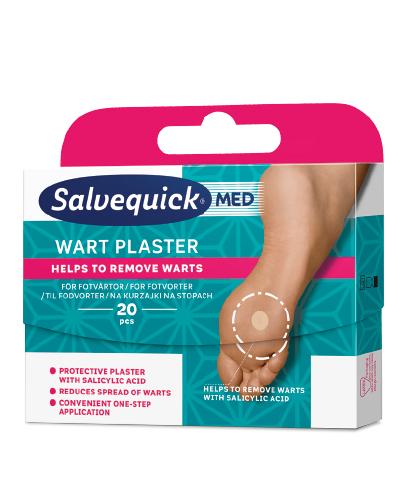 SALVEQUICK MED FOOT CARE Plaster na kurzajki - 20...