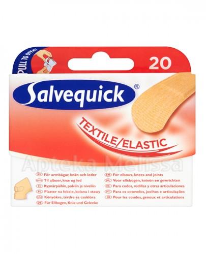 SALVEQUICK TEXTILE Plastry na łokcie, kolana i stawy 19 mm x 72 mm - 20 szt. - Apteka internetowa Melissa