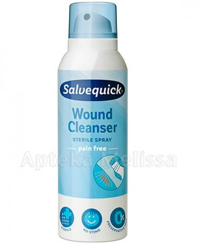 SALVEQUICK WOUND CLEANSER Jałowy roztwór soli do oczyszczania ran - 100 ml - Drogeria Melissa