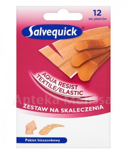SALVEQUICK ZESTAW NA SKALECZENIA Plastry w różnych rozmiarach - 12 szt. - Apteka internetowa Melissa