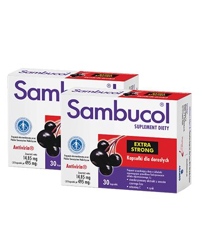 SAMBUCOL EXTRA STRONG - 2x 30 kaps. - Apteka internetowa Melissa