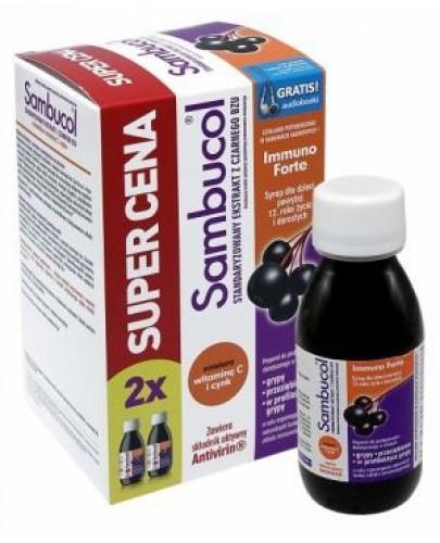 SAMBUCOL IMMUNO FORTE DUOPAK - 2 x 120 ml - Apteka internetowa Melissa