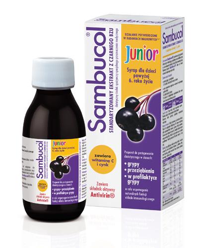  SAMBUCOL JUNIOR, 120 ml - Apteka internetowa Melissa  