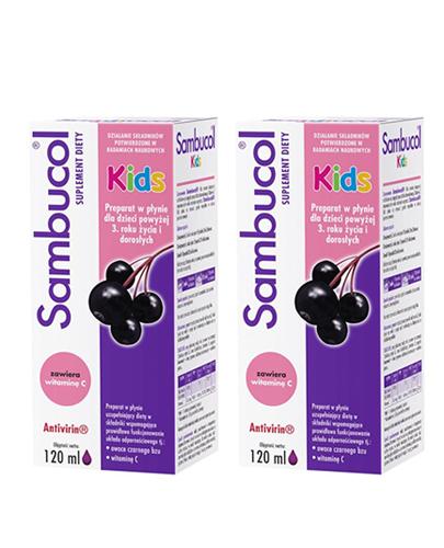 SAMBUCOL KIDS - 2 x 120 ml - Apteka internetowa Melissa