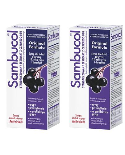 SAMBUCOL ORIGINAL FORMULA - 2 x 120 ml - Apteka internetowa Melissa