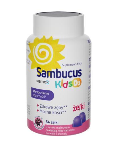  Sambucus Kids D3, 64 żelki - Apteka internetowa Melissa  