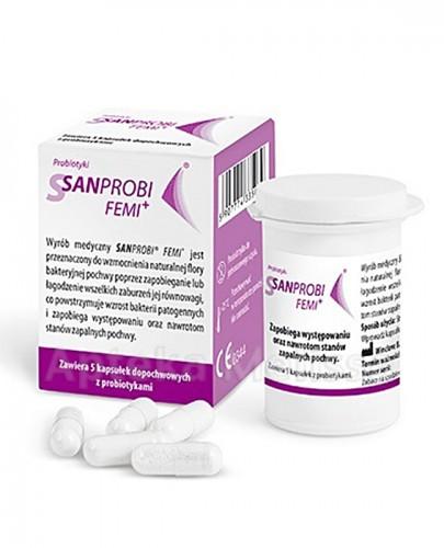 Sanprobi Femi + Probiotyk dopochwowy - Apteka internetowa Melissa