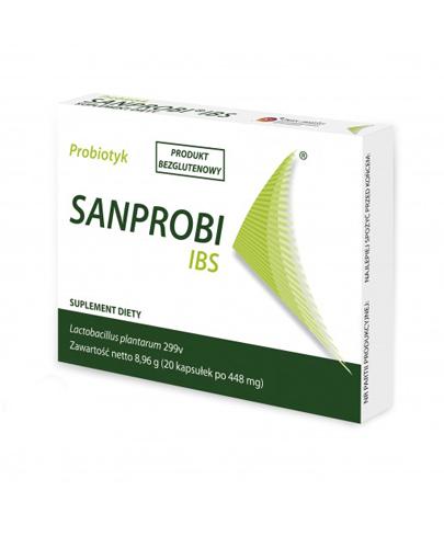 
                                                                          SANPROBI IBS - preparat na biegunkę - 20 kaps. - cena, opinie, dawkowanie - Drogeria Melissa                                              