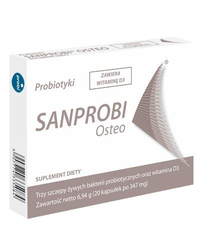 Sanprobi Osteo - 20 kaps. Na odporność i mocne kości - cena, opinie, dawkowanie - Apteka internetowa Melissa