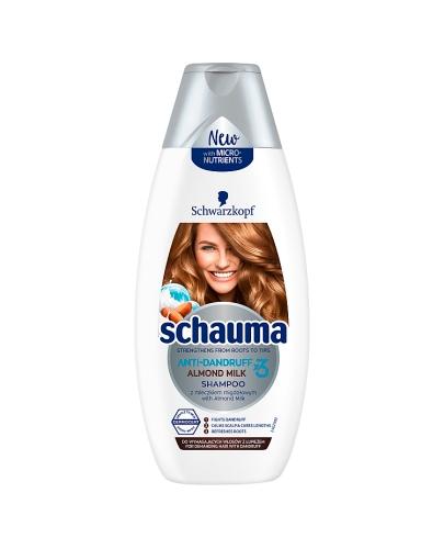 Schauma Anti-Dandruff Almond Milk x 3 z mleczkiem migdałowym Szampon przeciwłupieżowy do włosów - 400 ml - cena, opinie, wskazania - Apteka internetowa Melissa