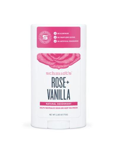  SCHMIDT'S Dezodorant w sztyfcie Róża + wanilia - 58 ml - Apteka internetowa Melissa  