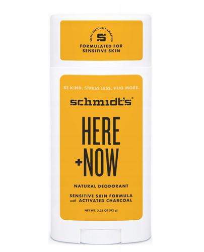 Schmidt's Here + Now Dezodorant w sztyfcie - 58 ml - cena, opinie, właściwości - Drogeria Melissa