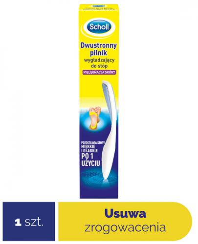SCHOLL Dwustronny pilnik wygładzający do stóp - 1 szt. - Apteka internetowa Melissa