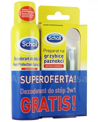 SCHOLL Preparat na grzybice paznokci - 3.8 ml + Dezodorant do stóp 3w1 - 150 ml GRATIS! - Apteka internetowa Melissa
