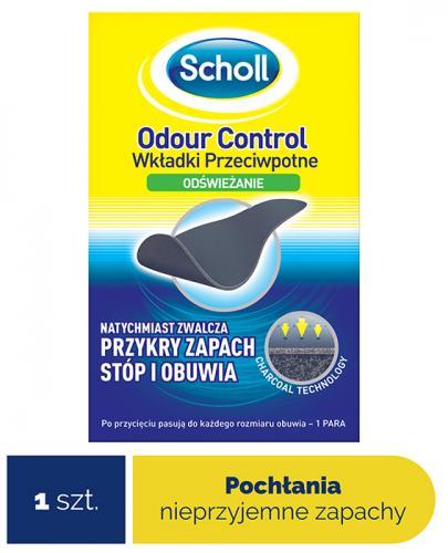 SCHOLL ODOUR CONTROL Wkładki przeciwpotne - 1szt. Usuwanie przykrego zapachu stóp i obuwia - cena, opinie, używanie - Apteka internetowa Melissa