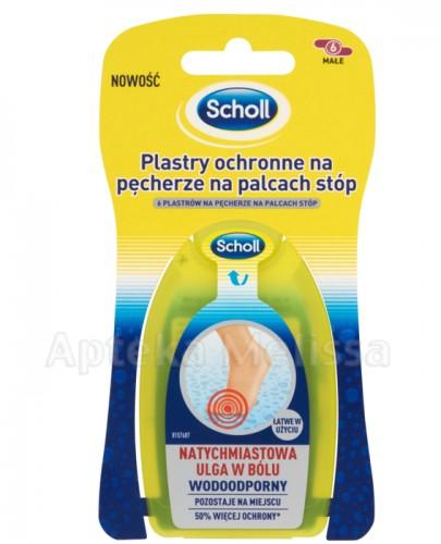 SCHOLL Plastry na pęcherze na palcach stóp Hydra-Gel - 6 szt. - Apteka internetowa Melissa