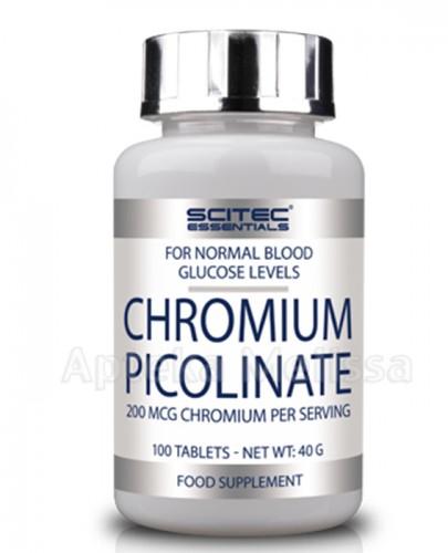 SCITEC Chrom Pikolinat 200 μg - 100 tabl. - Apteka internetowa Melissa