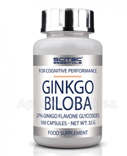 SCITEC GINKGO BILOBA - 100 kaps. - Apteka internetowa Melissa