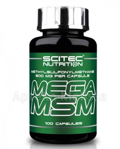  SCITEC MEGA MSM Organiczne źródło siarki 800 mg - 100 kaps. - Apteka internetowa Melissa  