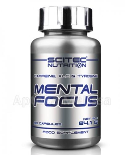 SCITEC MENTAL FOCUS Kofeina, ALC i tyrozyna - 90 kaps. - Apteka internetowa Melissa