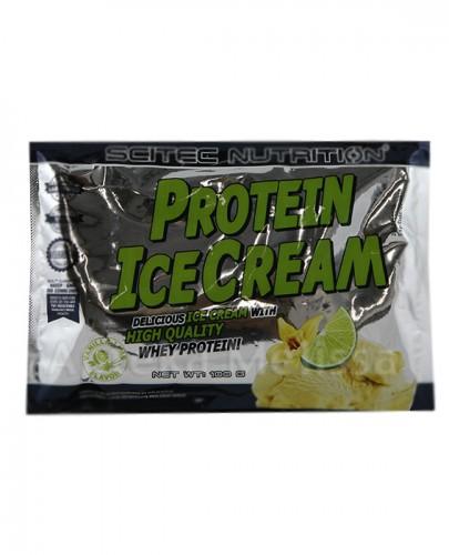 SCITEC PROTEIN ICE CREAM Smak waniliowo-limonkowy - 100 g - Apteka internetowa Melissa