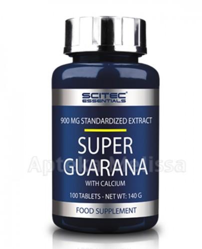 SCITEC SUPER GUARANA 900 mg - 100 tabl. - Apteka internetowa Melissa
