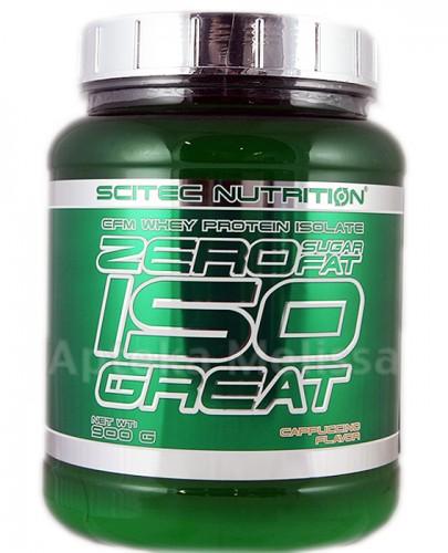 SCITEC ZERO SUGAR ZERO FAT ISOGREAT O smaku cappuccino - 900 g - Apteka internetowa Melissa