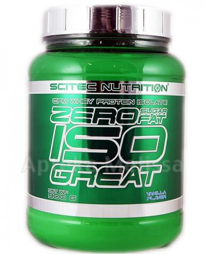 SCITEC ZERO SUGAR ZERO FAT ISOGREATO smaku waniliowym - 900 g - Apteka internetowa Melissa