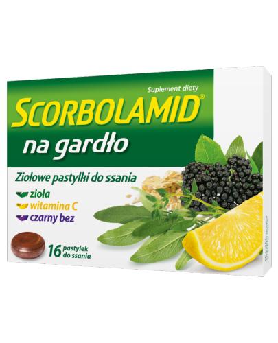 SCORBOLAMID NA GARDŁO - 16 past. - Drogeria Melissa
