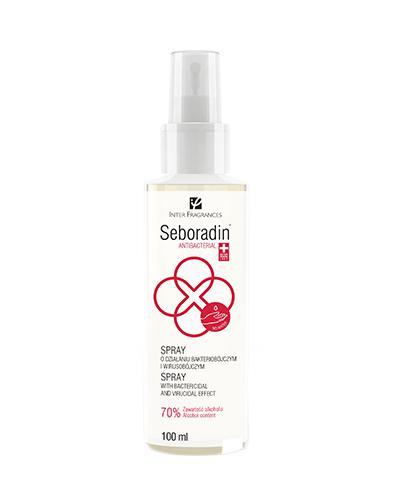  Seboradin Antibacterial Spray o działaniu bakteriobójczym i wirusobójczym, 100 ml  - Apteka internetowa Melissa  